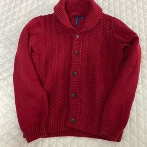 Janie and Jack Boys  button down sweater
